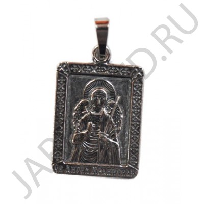 "Ангел Хранитель", нательная икона(образок), серебрение.Арт.ОНП-М-001/003