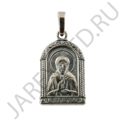 "Матрона", нательная икона(образок), серебрение.Арт.ОНП-М-001/061