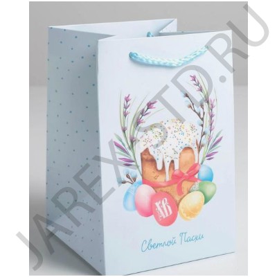 Пакет подарочный, упаковка, «Светлой Пасхи», 12*18*12 см.Арт.ПП-5396851