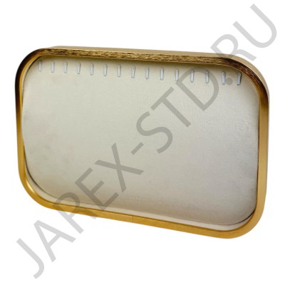 Планшет, под цепочки,бежевый бархат;.Арт.ПБ-5689-1