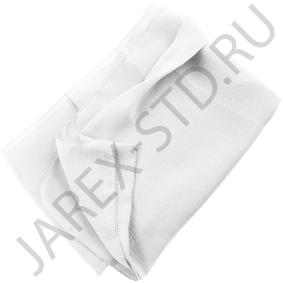 Платок, белый, крепдешин; 80*80.Арт.ПК-001/б