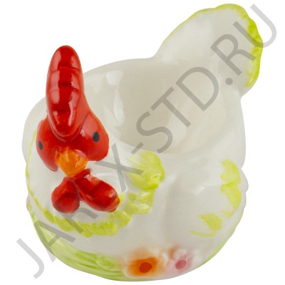 Подставка пасхальная для 1-го яйца «цветная керамика», 8 см