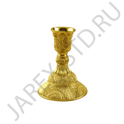 Подсвечник "Лоза", металл; h10.Арт.ПМ-7367-4