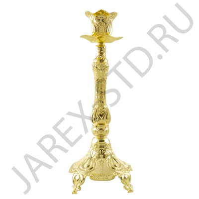 Подсвечник "Царский", металл; h23.Арт.ПМ-470-6