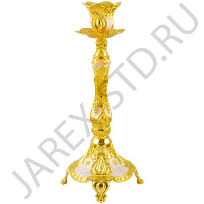 Подсвечник "Царский", металл; h21.Арт.ПМ-470-8