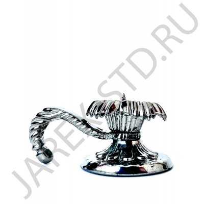 Подсвечник металлический с иглой; h4.Арт.ПОЛ-И