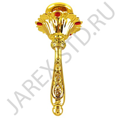 Подсвечник ручной для служебной свечи "Диаконской" ; h19.Арт.ПН-266