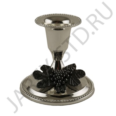 Подсвечник "Виноградная Лоза", металл; h 6.5.Арт.П-8022-3