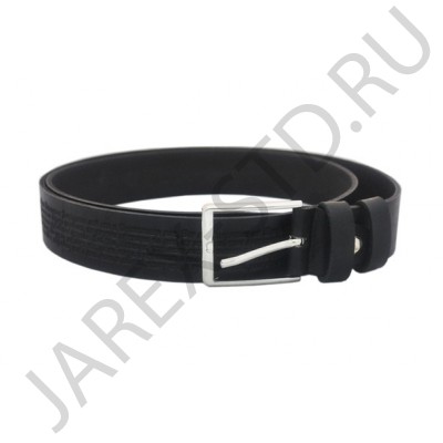 Ремень с молитвой , кожа, цвет коричневый; 3,5*122.Арт.ИК-С62К