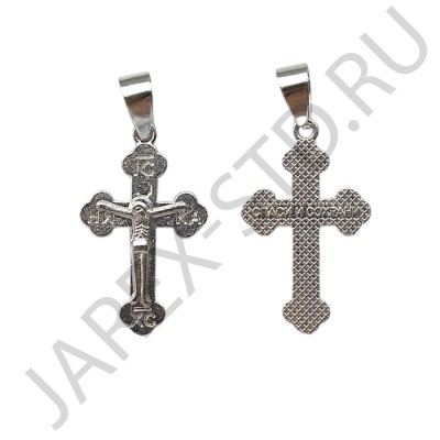 Православный нательный крест, металл; h2.8.Арт.КН-067