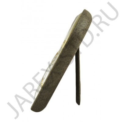 Икона "Спиридон Тримифунтский", арочная, риза металл, рамка пластик, напыление серебро&золото; 4*6.Арт.И-ГР-1111-2OX