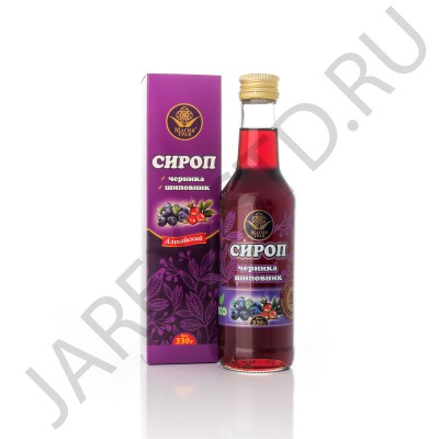 Сироп «Черника шиповник», 330 г