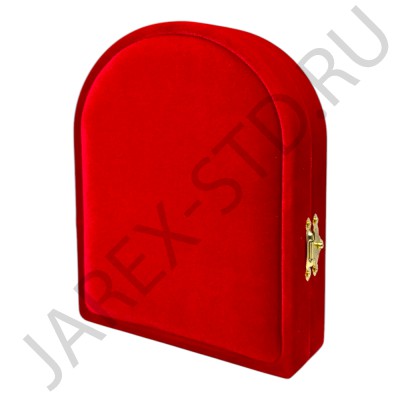 Складень "Спаситель - Казанская", красный бархат,арочный рамка багет, полиграфия; 12*14.Арт.СК-БА-1214/кр