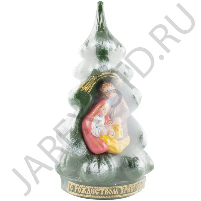 Свеча рождественская «Вертеп», парафиновая, 21 см