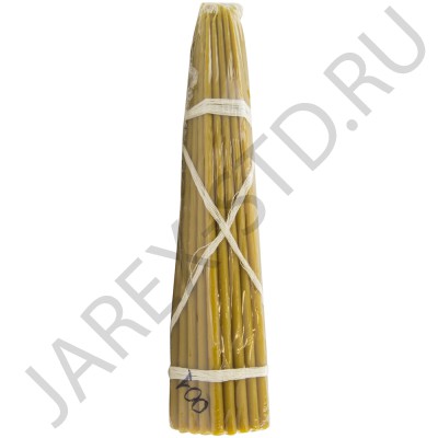 Свечи №23 маканые воскосодержащие (50 шт.в связке); h23.Арт.СВМ-1
