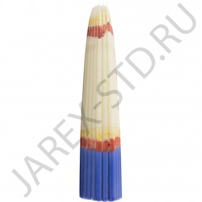 Белые Иерусалимские свечи, обожжённые Благодатным огнём.Пучок 33 штуки; h24.Арт.С-И-1/Б