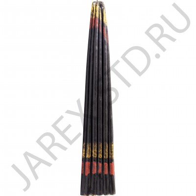 Чёрные Иерусалимские свечи, обожжённые Благодатным огнём.Пучок 33 штуки;h24.Арт.С-И-1/Ч