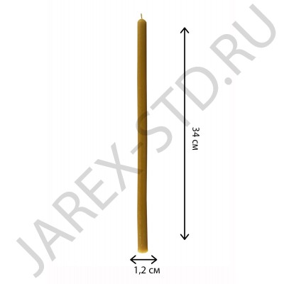 Набор алтарных восковых формовочных свечей (44 шт.в упаковке).Арт.СВ-Ф-А