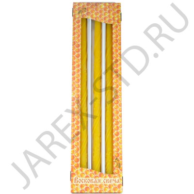 Набор восковых свечей "Конус Лоза" (3 шт.в упаковке); h32.Арт.СВУ-008КЛ