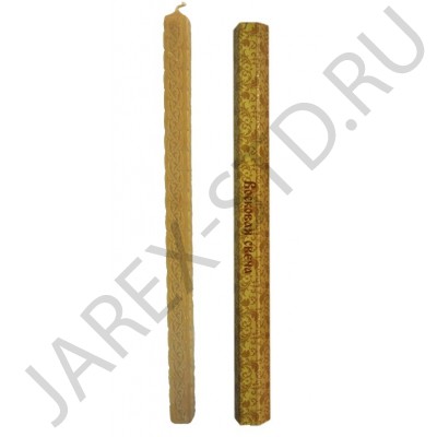 Свеча восковая с узором "Арабская №1"; h32.Арт.СВУ-001А