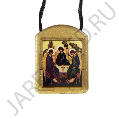 Ладанка на шнурке "Троица", пластиковая.Арт.Л-ПЛ-003/146