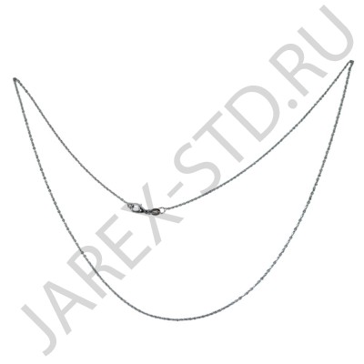 Цепочка на шею, бижутерный сплав, цвет серебро, 60 см.Арт.ЦШ-4581В1/сер