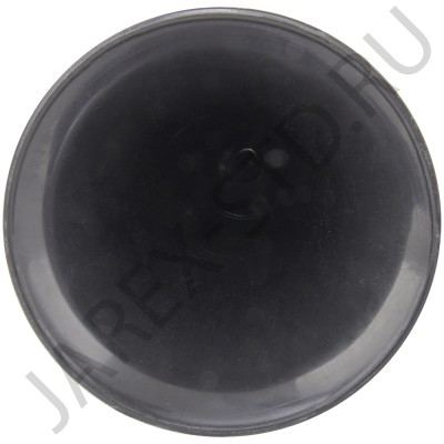 Ваза для цветов с колышком, пластик, чёрная; h38.Арт.ВП-04/Ч